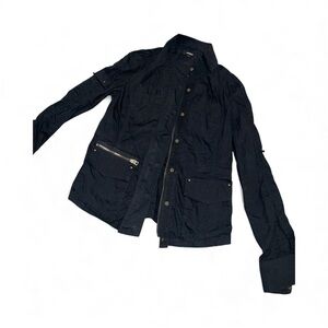 Express Men's Black Military Jacket